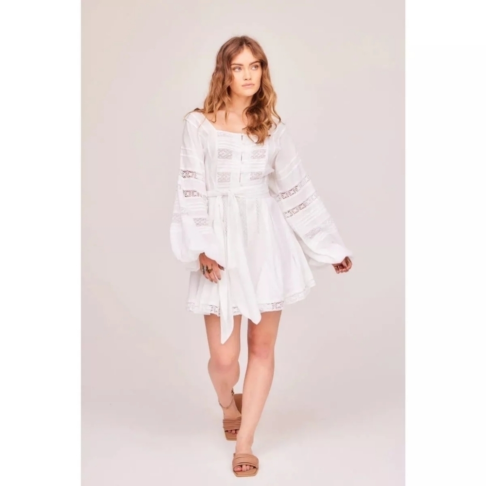 🆕 Jen's Pirate Booty Belmont Kelly Mini Dress Gardenia Lace Size Small